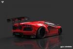 Lamborghini Aventador LP700-4 by Liberty Walk 2014 года